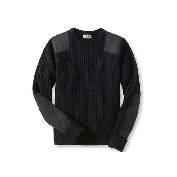 Черный свитер безопасности в военной форме коммандос - 11272321