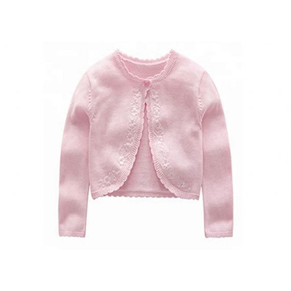 Тип закрытия кнопки свитера Книт круглой шеи детей одиночный с вышивкой - 11272160