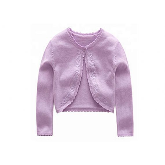 Тип закрытия кнопки свитера Книт круглой шеи детей одиночный с вышивкой - 11272160