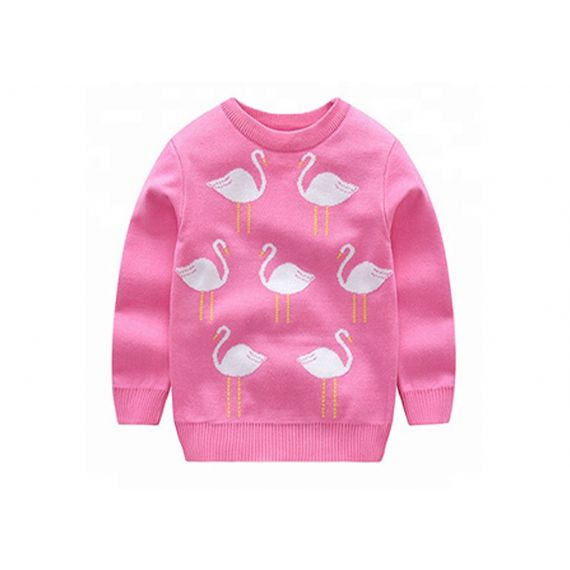 Детский вязаный свитер из мерсеризованного хлопка - 11272167