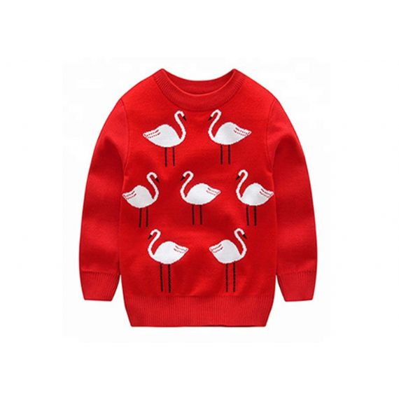 Детский вязаный свитер из мерсеризованного хлопка - 11272167