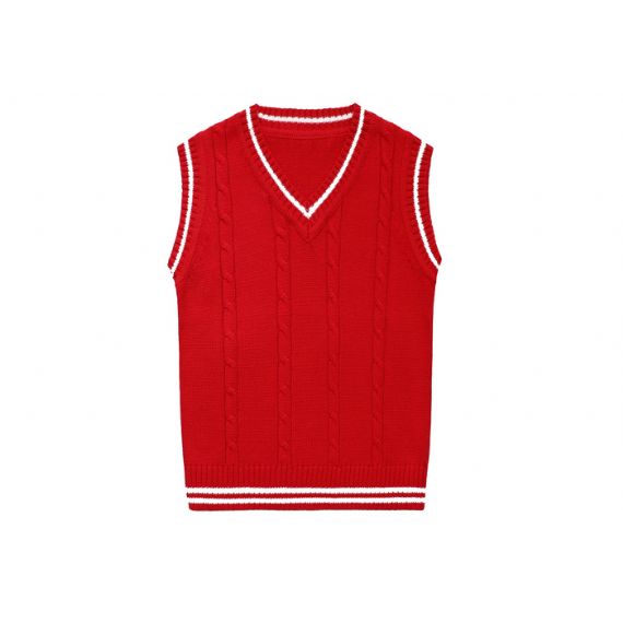 Темно-синий жилет-свитер школьной формы - 11272201