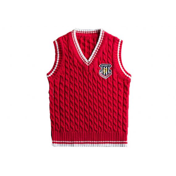 Чистый хлопок ягнится эко- дружелюбные свитера формы начальной школы - 11774640