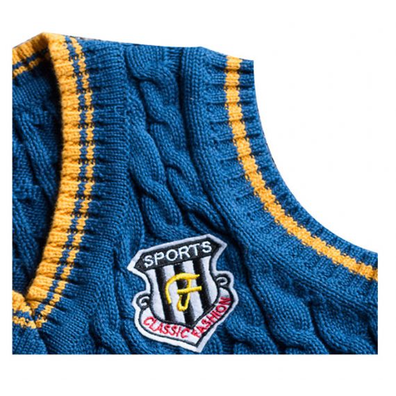 Чистый хлопок ягнится эко- дружелюбные свитера формы начальной школы - 11774640