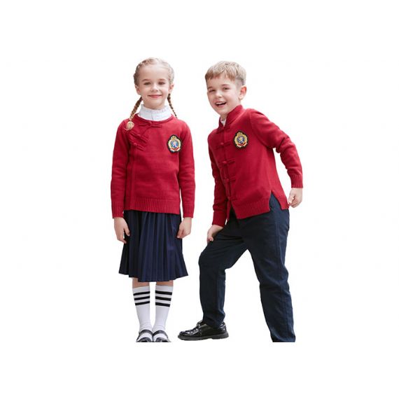 Выполненные на заказ свитера кардигана школы китайского стиля для детей и молодежи - 11811678