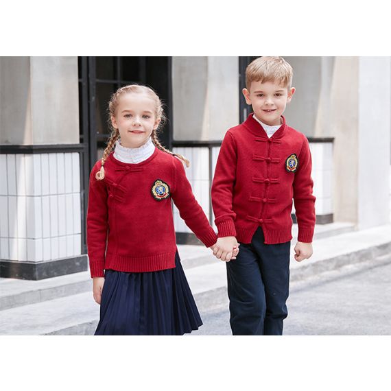 Выполненные на заказ свитера кардигана школы китайского стиля для детей и молодежи - 11811678