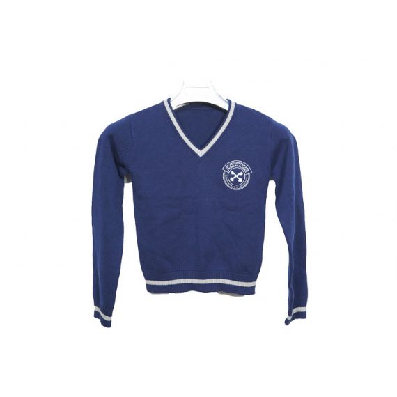 Свитер школы детей чистого хлопка британского свитера пуловера детей выполненный на заказ - 12324048