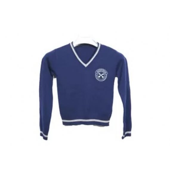 Свитер школы детей чистого хлопка британского свитера пуловера детей выполненный на заказ - 12324048