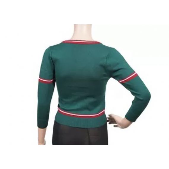 Свитеры формы начальной школы, сокращение зеленого цвета свитера платья школы анти- - 12324109