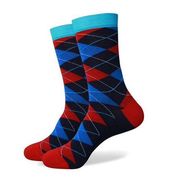 Новые носки с узором Argyle с индивидуальным дизайном - HNFS25