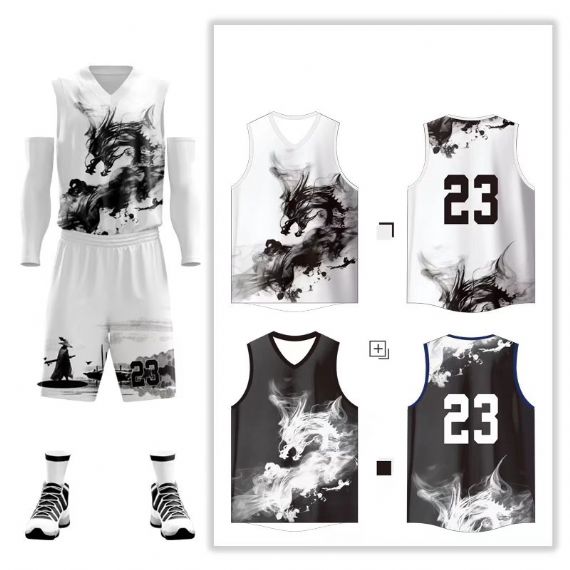 Dragon Basketball Jersey Design 2019 Сублимация - BA12