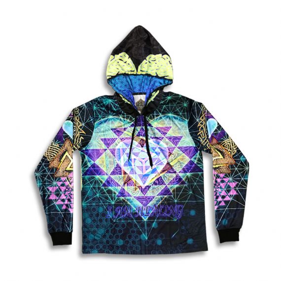 Разноцветные толстовки с сублимационной сублимацией в форме сердца - SPS27