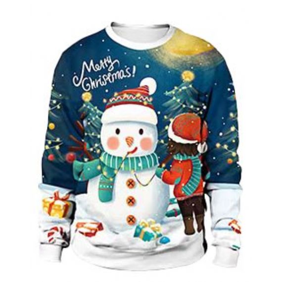 Толстовка с сублимационной сублимацией Big Santa Bleach - SPS45